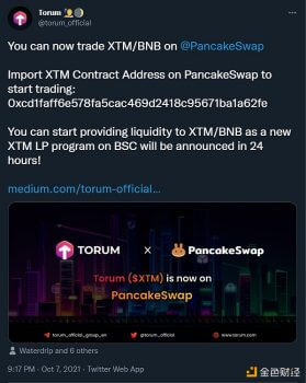 SocialFi项目Torum已上线BSC及PancakeSwap - 屯币呀