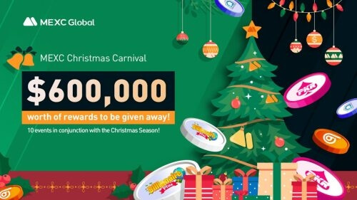 MEXC 圣诞嘉年华–超过 $600,000 的奖励等待赢取！ - 屯币呀