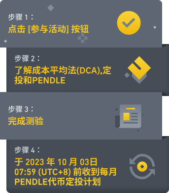 图片[2] - 币安：定投PENDLE：申购定投以获得最高2,000美元等值BTC代币券，完成测验以获得免费的每月PENDLE定投试用计划 - 屯币呀