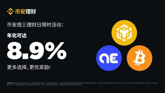 币安周三理财日：新限时活动不容错过（2024-04-24） - 屯币呀